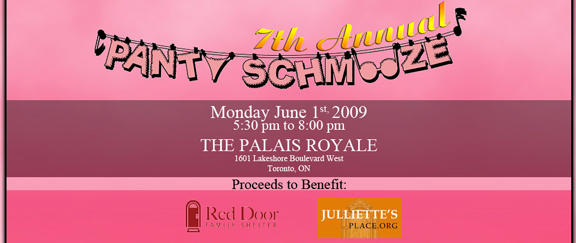 Panty Schmooze Charity for Shelter
