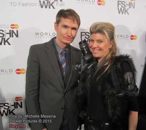 David Dixon and Michelle Messina Fashion Week