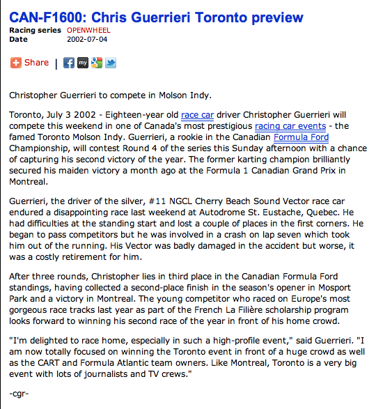 Chris Guerrieri News