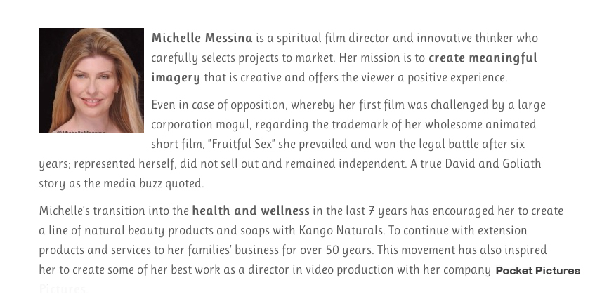 MichelleMessina Film director selection for Leading Light Intro